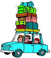 familyVacationStackedCarClipArt